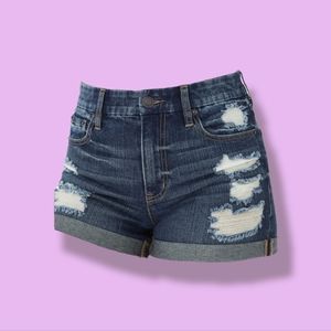 Aeropostale, high rise curvy mid, shorts